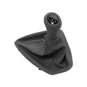 Topuzlu Vites Körüğü E90+LCI E92+LCI -6 İleri- Man.Şanz; Gri Suni Deri Işıklı